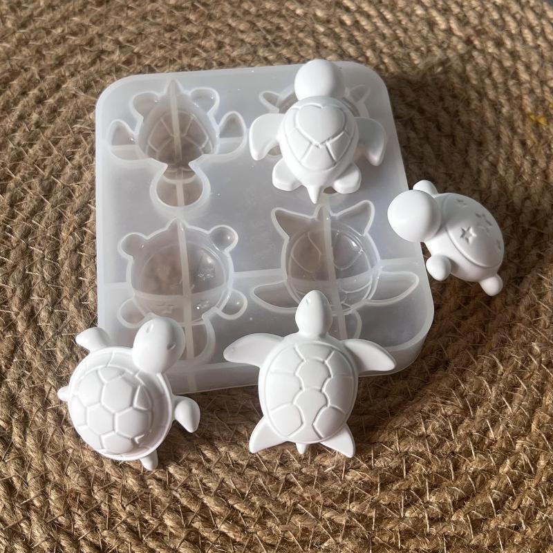 Soap Making Name - 네 마리 거북이 플라스터 실리콘 몰드