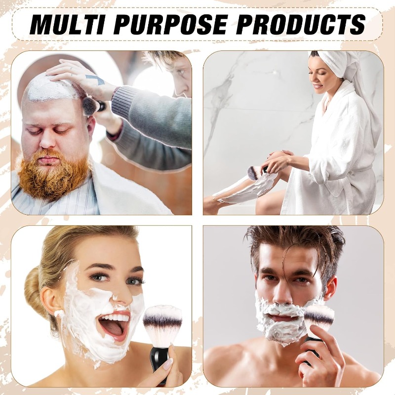 1개입 수염 면도 브러시, 나무 손잡이 강모 헤어 바버 - Soap Making Equipment 리뷰 및 가격