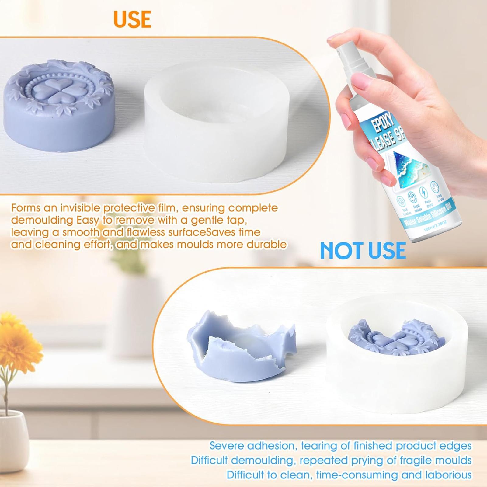 실리콘 이형 스프레이 에폭시 이형 스프레이 강력한 몰드 - Soap Making Equipment 리뷰 및 가격