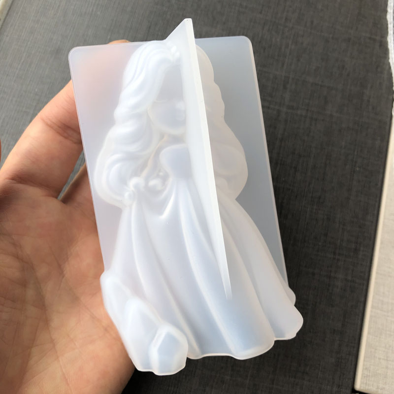 3D 귀여운 공주 실리콘 양초 금형 천사 소녀 비누 수 - Soap Making Equipment 리뷰 및 가격