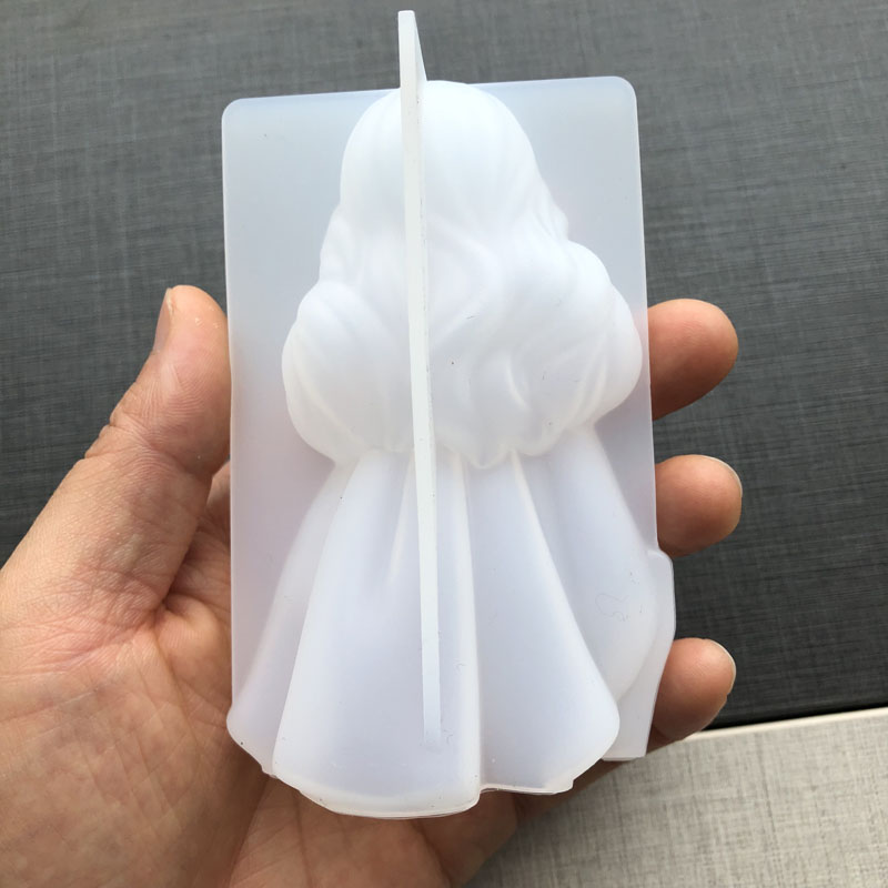 3D 귀여운 공주 실리콘 양초 금형 천사 소녀 비누 수 - Soap Making Equipment 리뷰 및 가격
