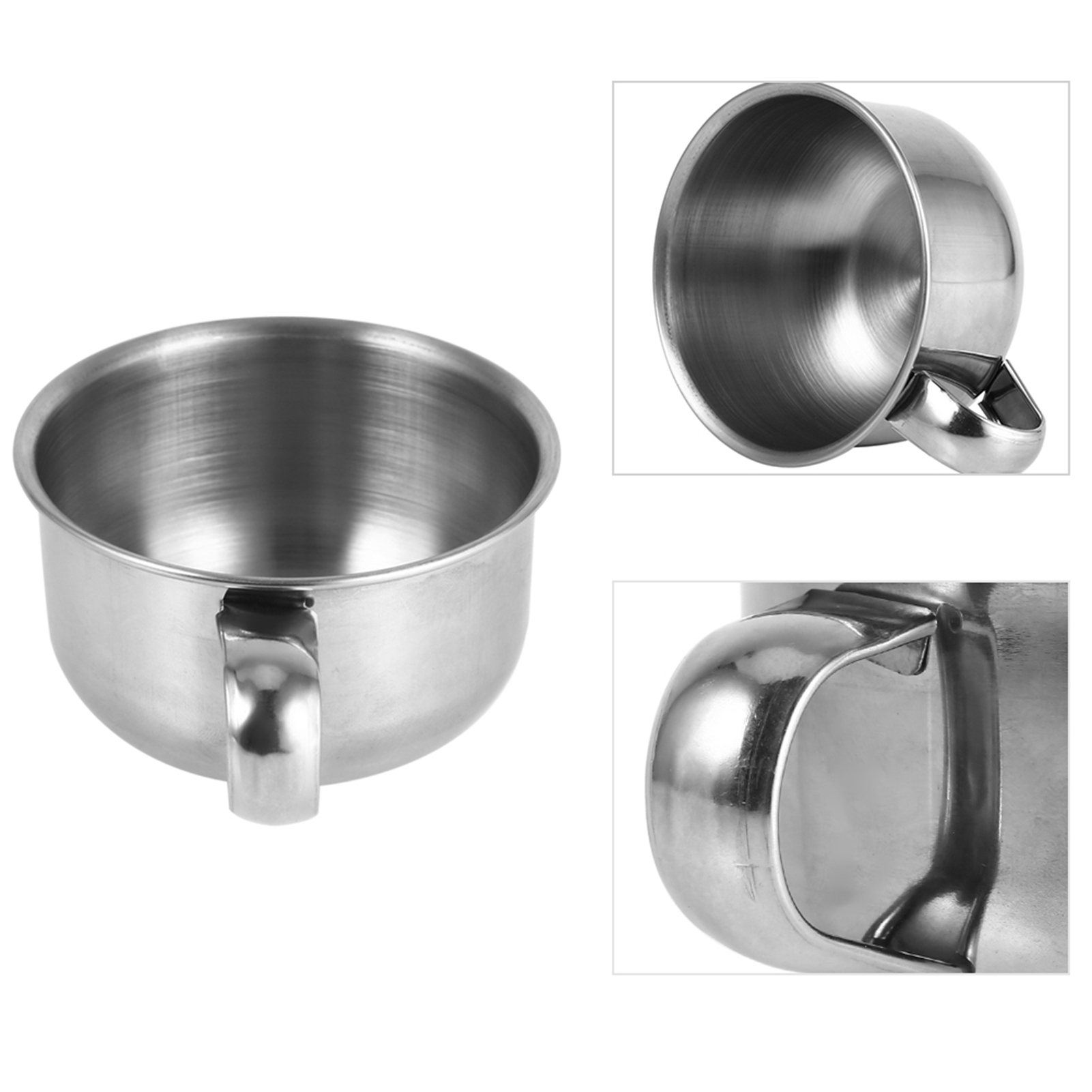 새로운 스테인리스 스틸 면도 비누 머그컵/그릇/컵 남성 - Soap Making Equipment 리뷰 및 가격