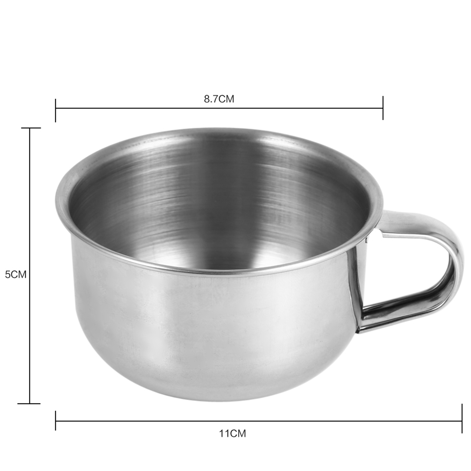 새로운 스테인리스 스틸 면도 비누 머그컵/그릇/컵 남성 - Soap Making Equipment 리뷰 및 가격