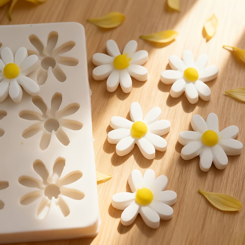 비누 양초 수지 DIY 공예 휴일 장식용 3D 데이지  - Soap Making Equipment 리뷰 및 가격