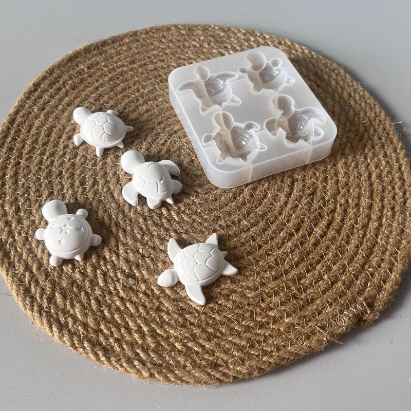 네 마리 거북이 플라스터 실리콘 몰드 DIY 하트 스타 - Soap Making Name 리뷰 및 가격