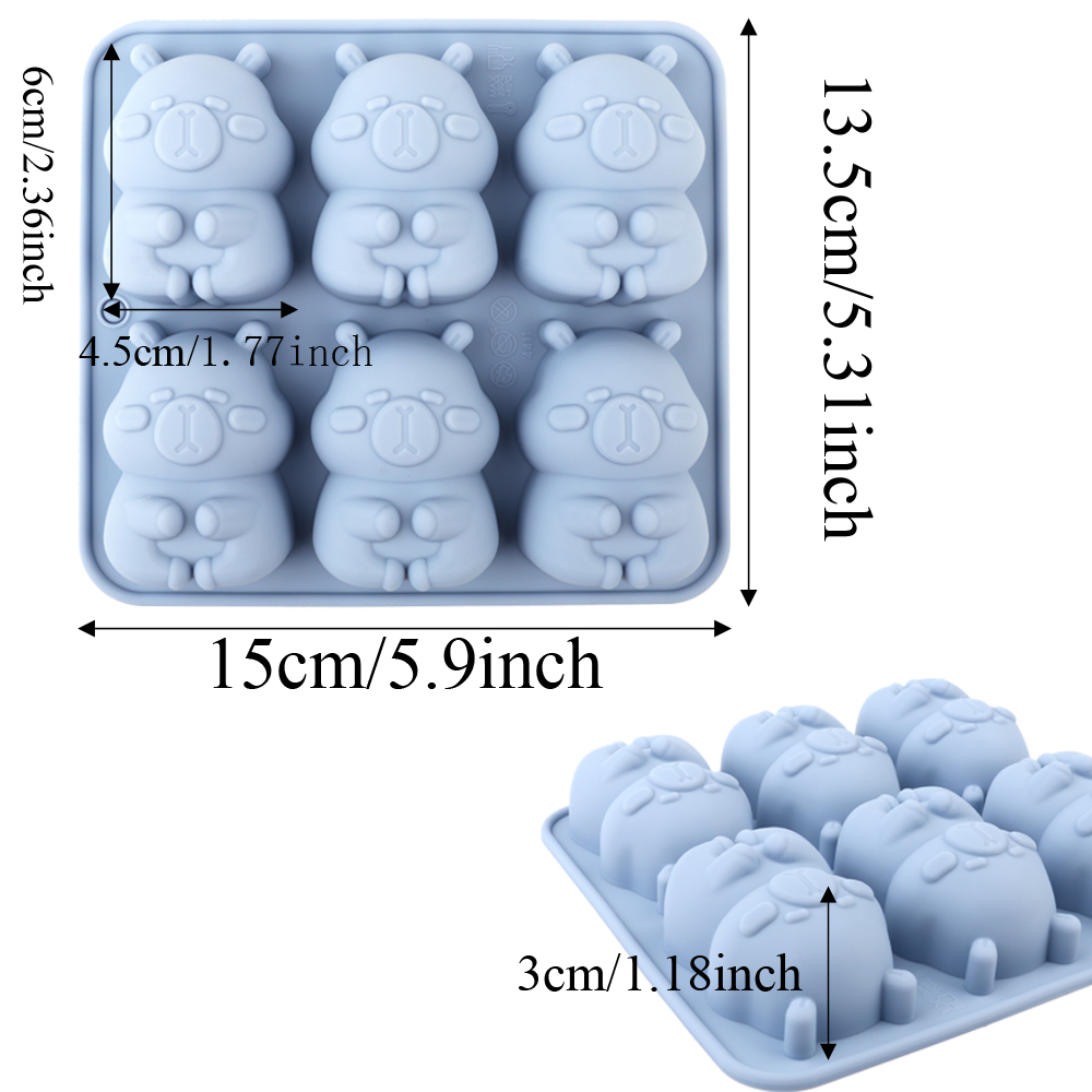 1. 귀여운 카피바라 모양의 실리콘 케이크 틀로, 초콜 - Soap Making Activity 리뷰 및 가격