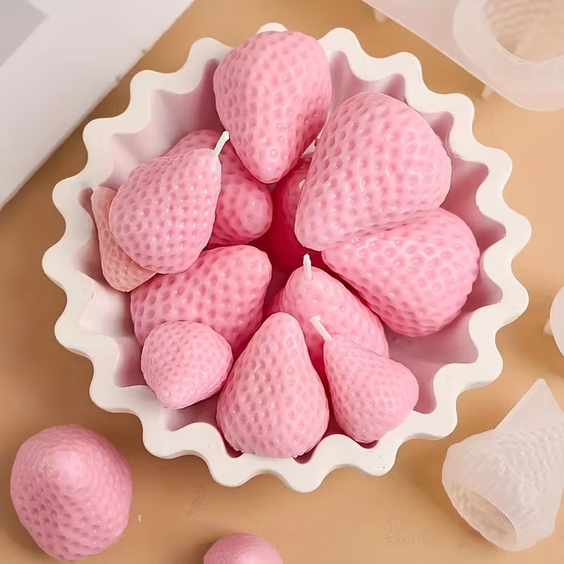 DIY 아로마테라피 비누 레진 공예용 딸기 실리콘 캔들 - Soap Making Equipment 리뷰 및 가격