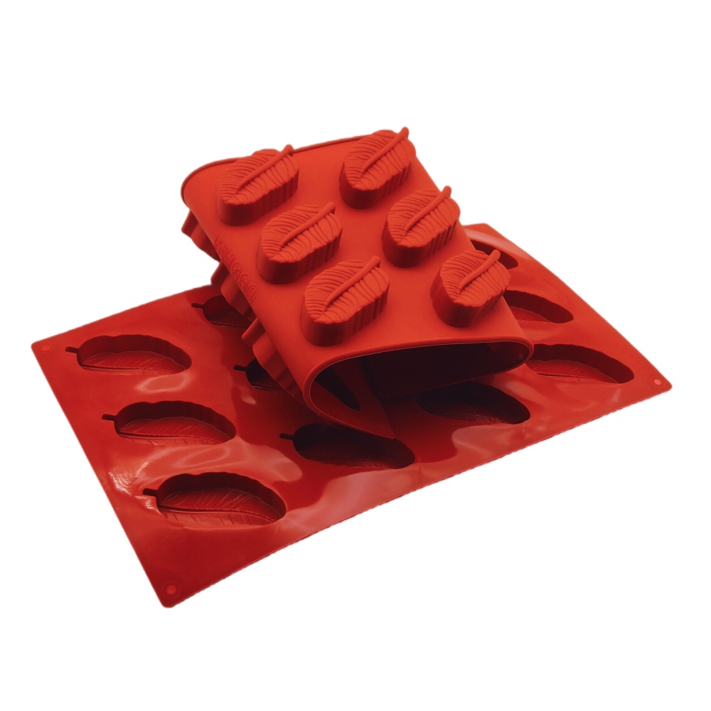새로운 도착 12 홀 깃털 모양 실리콘 초콜릿 몰드 D - Soap Making Tools 리뷰 및 가격