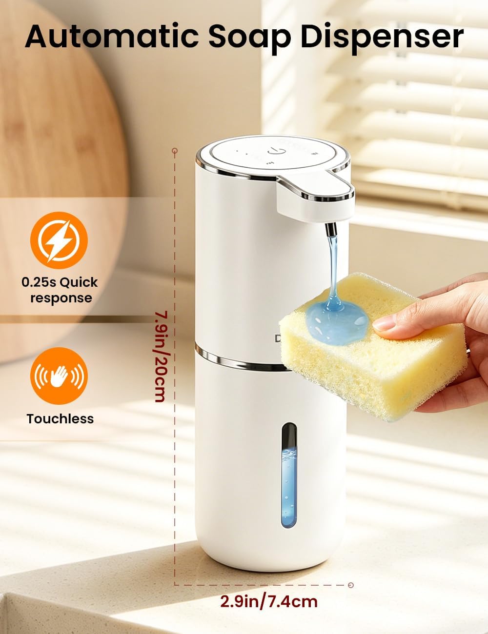 380ML 용량, 라이트 디스플레이, 4단계 조절 가능 - Soap Making Machine 리뷰 및 가격
