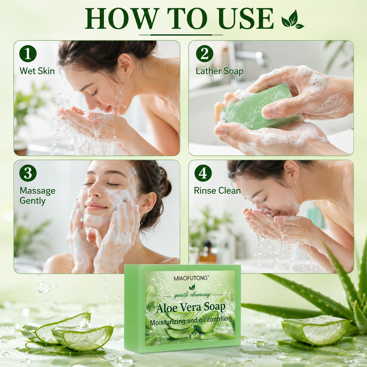 4 in 1 알로에 베라 수제 에센셜 오일 비누 보습  - Soap Making Equipment 리뷰 및 가격