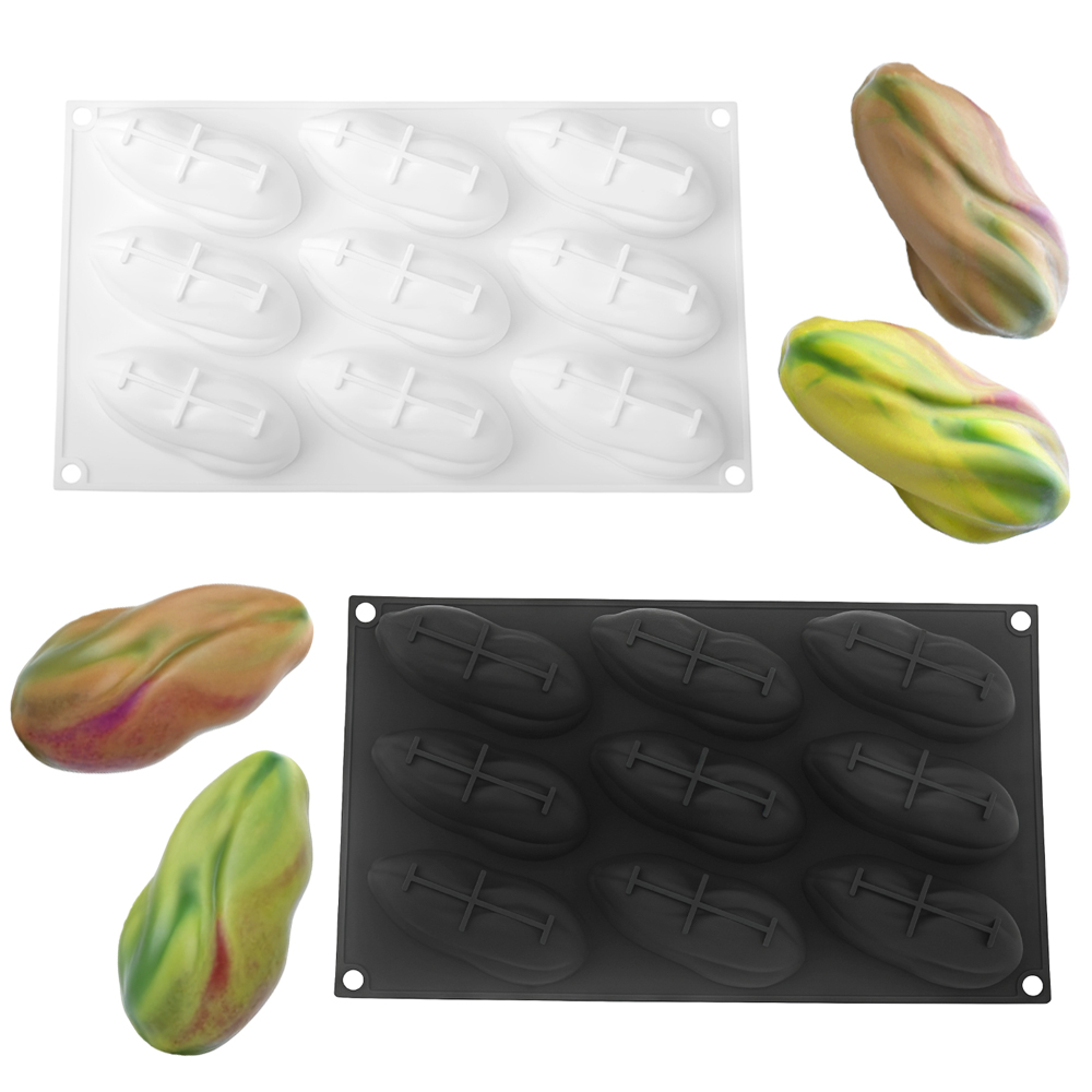 피스타치오 디자인 1구, 4구, 9구 실리콘 초콜릿 몰 - Soap Making Tools 리뷰 및 가격