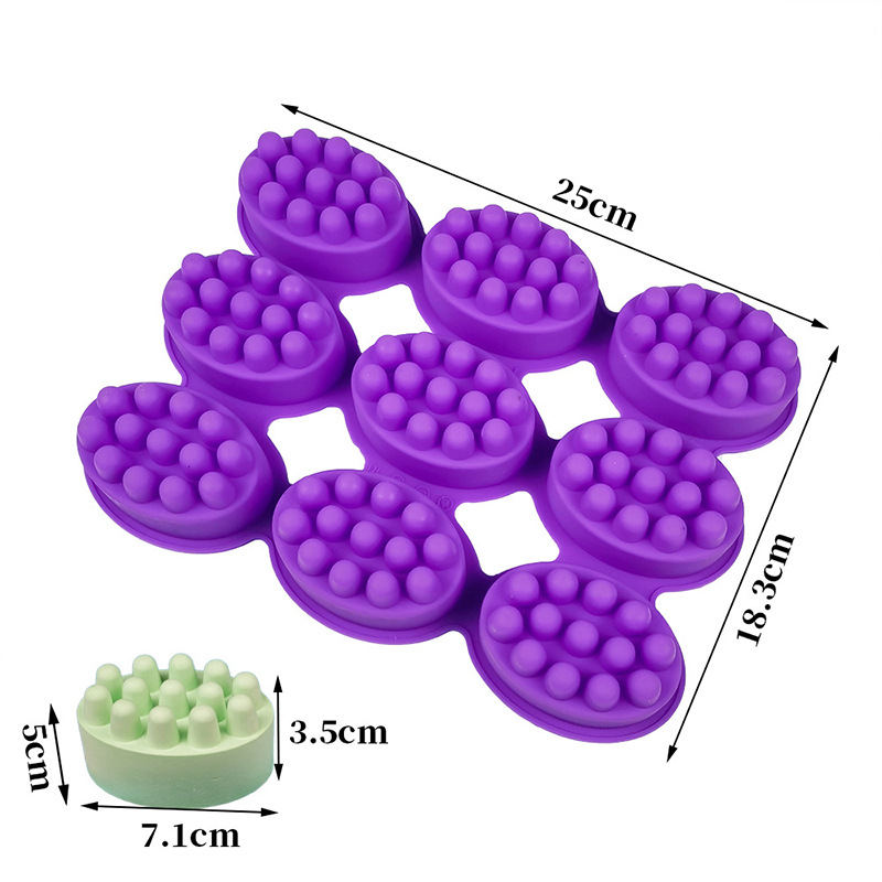 새로운 # 3D 실리콘 비누 몰드, 마사지 모양 몰드, - Soap Making Activity 리뷰 및 가격